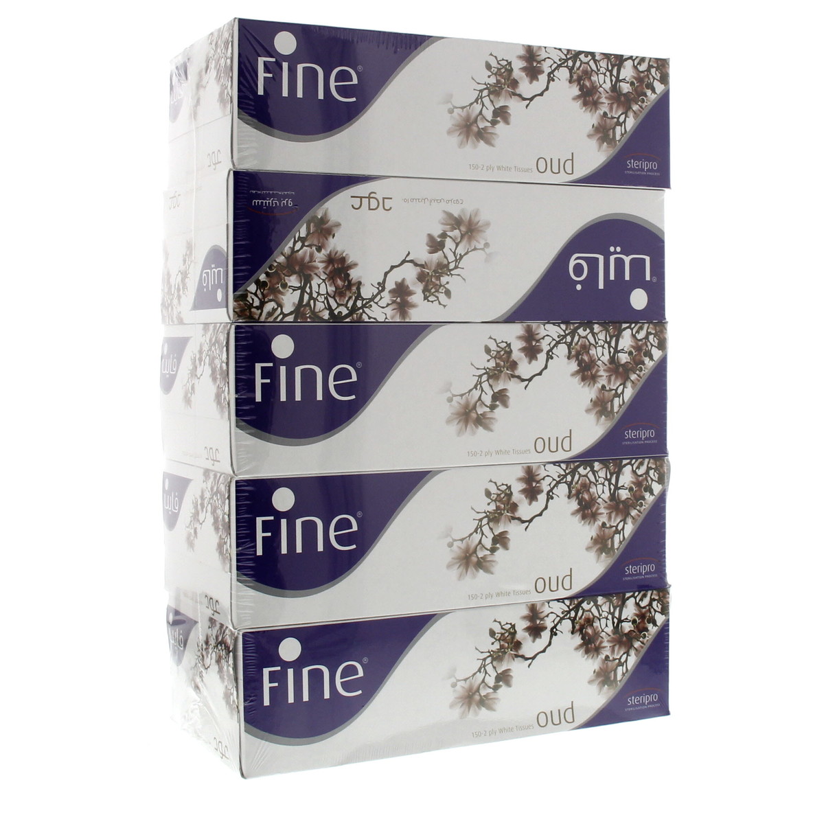 Fine Oud Facial Tissue 150's x 5 Pieces